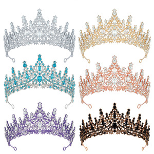 Nouvelle Couronne de Mariée Élégante en Diamants Électroplaqués, Accessoire de Mode de Luxe pour Coiffures de Mariage - Product Image 2