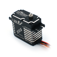 Moteur numérique sans noyau JX Servo CLS-12V7337 37KG 14V avec engrenages en acier haute précision pour kits de modèles RC (voitures, camions, robots, bateaux et avions)