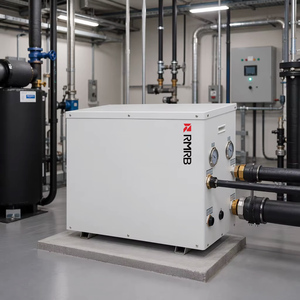 Pompe à chaleur eau-eau haute efficacité pour chauffage et refroidissement de l'eau chaude domestique, système CVC, chauffe-eau à pompe à chaleur - Product Image 4