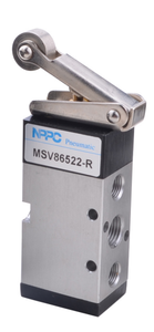 MSV86522R MSV серии роликовый материал из нержавеющей стали Размер порта 1/4 NPPC бренд 5/2 путь механический клапан - Product Image 2