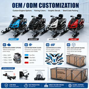 Motoneige tout-terrain à châssis <span class=keywords><strong>en</strong></span> acier, haute traction, à essence, pour la conduite <span class=keywords><strong>en</strong></span> extérieur, buggy de neige, <span class=keywords><strong>luge</strong></span> récréative, directement de l'usine - Product Image 5