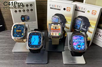 Montre connectée pour homme C41 Pro, navigation GPS, acier inoxydable, étanche IP68, écran 44-49 mm, suivi d'activité sportive, suivi de la musique