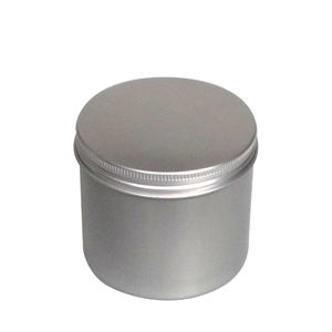 10oz 300 ml/g métal aluminium pot à thé avec couvercle argent forme ronde bougie boîtes conteneurs vide voiture cire boîtes de conserve - Product Image 1