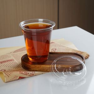Custom Size /logo 98mm 12oz 14oz 16oz 18oz 20oz 24oz Disposable Party <b>Cups</b> Disposable Plastic clear <b>Cold</b> Drink <b>Cups</b> With Lids - Product Image 2