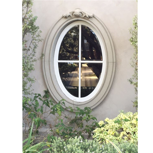 نافذة من الكلوريد متعدد الفينيل بشكل بيضاوي مزخرفة ذات وظيفة تجميلية نافذة ذات شكل غريب - Product Image 5