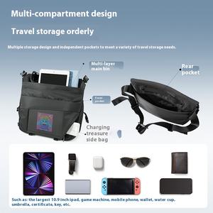 Bolso Bandolera Divoom <span class=keywords><strong>Pixoo</strong></span> SlingBag-V2 para Hombre, Impermeable, con Conectividad Bluetooth, Bolsos Pixel con Animación y Energía Móvil - Product Image 6