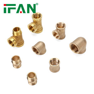 IFAN Fabricantes ASTM F1281 Accesorio de tubo de latón 1/2 "-1" Accesorios de rosca de latón Materiales de plomería forjados Accesorios de latón - Product Image 1