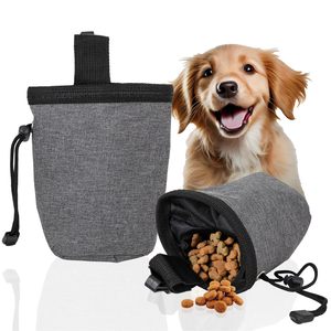Free sample Portable Waterproof Silicone Dog <b>Treat</b> Pouch Pet <b>Training</b> Pouch With Magnetic Closure and Waist - Product Image 1