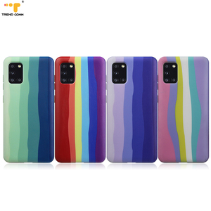 Nuovi Arrivi Custodie in Silicone Personalizzate Arcobaleno A51 A71 per <span class=keywords><strong>Samsung</strong></span> <span class=keywords><strong>A31</strong></span> <span class=keywords><strong>Cover</strong></span> Posteriore per Telefono - Product Image 2