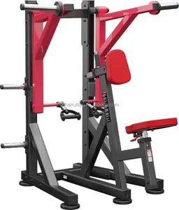 Kommerzielle hochwertige Fitnessgeräte Lat Pull-Down-Maschine mit Sitz Lat Turm hohe niedrige Reihe Pulley-Seilmaschine