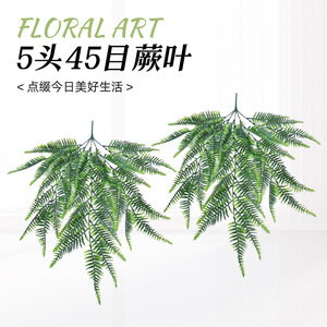 City Das Artificial Fern Vines 30cm-100cm Plastic Simulation Indoor Outdoor <b>Wall</b> <b>Decor</b> Hanging Greenery - Product Image 5