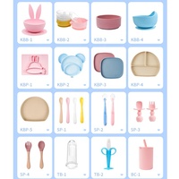 Ensemble de fruits en Silicone sans BPA, bouche pour bébés et enfants, jouets écrasables, anneaux de dentition pour les tout-petits