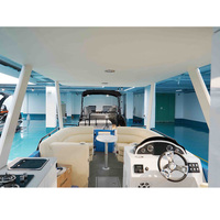 Bateau de pêche personnalisé en fibre de verre à énergie solaire, petit bateau ponton, bateau de pêche en aluminium pour fêtes