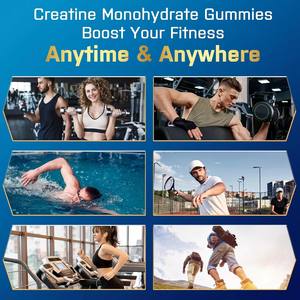 Private Label Muscle Builder Gummy Candy Sports Nutrition Post-Workout Energy & <b>Creatine</b> Monohydrate Supplement for Adults - Product Image 6