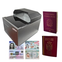 Automático Hotel KIOSK NFC RFID Smart IC ID Card Lector de documentos PDF417 Licencia de conducir OCR MRZ Imagen de página completa Escáner de pasaporte