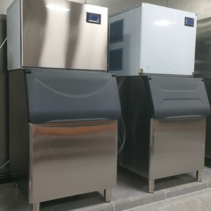 Distributeur automatique de glaçons de haute qualité de 500kg refroidi par compresseur industriel de nourriture et de crème glacé<span class=keywords><strong>e</strong></span> formant le refroidissement par eau de machine - Product Image 2