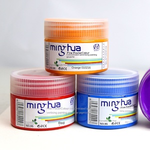 Juego de <span class=keywords><strong>pintura</strong></span> de grafiti para principiantes de Minghua para estudiantes, práctica de acuarela, entrenamiento sobre lienzo, pinturas acrílicas para niños - Product Image 1