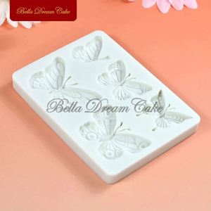 <b>Mini</b> Butterfly Design Ceramic 3D Fondant Chocolate Nozzle DIY Clay Model Wedding Cake Decorating <b>Tools</b> Kitchen Bakeware <b>Kit</b> 2 - Product Image 4