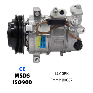 Compresor de aire acondicionado para coche de 12V, 5PK, 115mm, con embrague magnético, modelo 7SAS17C, para Mercedes-Benz GLB, disponible en Alibaba. - Product Image 1