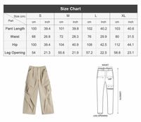 Pantalon cargo vintage Maden pour femme, coupe droite large, style utilitaire, multi-poches, décontracté, collection automne 2026