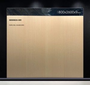 Dalles de sol en pierre frittée grand format effet bois pour murs de <span class=keywords><strong>chambre</strong></span> et salons intérieurs - Product Image 5