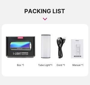 Ulanzi I-light Mini RGB Light, bâton lumineux magnétique pour photographie, lumière vidéo 2500-9000k pour Vlog <span class=keywords><strong>Youtube</strong></span> - Product Image 5