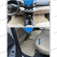 Alfombrillas de Cuero para Coche Toyota RAV4 2005 2006 2007 2008 2009 2010 2011 2012 XA30, Alfombra, Accesorios para el Suelo, Tapete para RAV4