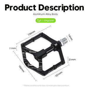 MAXFORD pédales magnétiques de vélo de stationnement, roulements de cyclisme, plate-forme en alliage d'aluminium, pédales de vélo de route <span class=keywords><strong>vtt</strong></span> de grande surface - Product Image 5