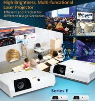 Projecteur laser à courte focale ROLY 0.68-0.8 4K pour simulateur de golf et jeux, projecteur multimédia 3LCD pour entreprise RL-E6 4K