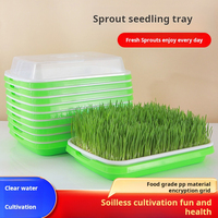 Kit de germination X80-1 pour herbes saines sans terre avec couvercle, plateau de germination pour micro-légumes et semis de jardin