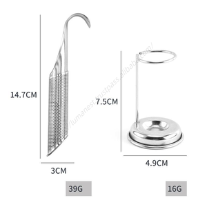 Infusor de Té de Malla Fina de Grado Alimenticio DD2474 al por Mayor, Filtro de Acero Inoxidable Colgante para Tazas, Varilla Infusora para Té Suelto - Product Image 3