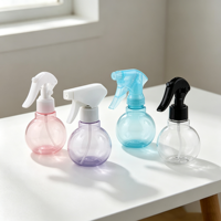 Vente en gros de flacons pulvérisateurs à brume fine en PET de 150 ml, flacons cosmétiques vides, flacons en plastique pour la maison, couleur et logo personnalisés