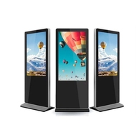 Écran tactile interactif de 43 pouces pour affichage numérique publicitaire, kiosque commercial pour affichage intérieur, OEM, magasin de détail, sur pied