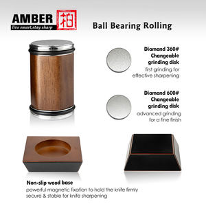 Coltello da cucina manuale <span class=keywords><strong>professionale</strong></span> strumento per affilare <span class=keywords><strong>coltelli</strong></span> diamantati smerigliatura affilatrice coltello regolabile - Product Image 3