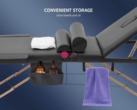 Table de massage pliable Yicheng pour salon de beauté, lit professionnel de qualité supérieure pour extensions de cils, table de soin spa portable