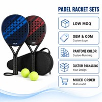 Raquette de padel uniquement, construction solide en ABS, 360g, face perforée avec sangle de poignet pour l'entraînement