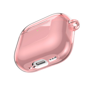 Pour <span class=keywords><strong>AirPods</strong></span> 4ème génération étui nouveau pour <span class=keywords><strong>AirPods</strong></span> 4 2024 (USB-C) étui de Protection contre les chutes peau transparente transparente avec mousqueton - Product Image 5