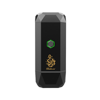 Ensemble de brûleur d'encens de voiture musulman moderne en métal, de haute qualité, rechargeable par Usb