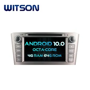 WITSON ANDROID 10.0 LETTORE DVD DELL'AUTOMOBILE PER TOYOTA AVENSIS 2005 2007 4G DDR3 1080P HD