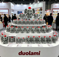 Peluche Éléphant Mignon à Capuche Rouge, Douce et Moelleuse, Idéale pour Cadeau Enfant - Nouvelle Collection à Succès