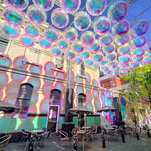 Yanardöner kabarcıklar şişme ayna top/küreler/balon olay parti düğün dekorasyon toptan büyük parlak noel topları - Product Image 6