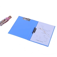 Simple Double Strong 100 Pages Classeur Conseil Pince Classeur PP Poche Transparente Conférence Strong Clip Folder A4 Size Display Book