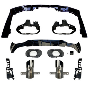 Mercedes-Benz CLA-Class Rear Lip Spoiler PP Piano Black Tail Lip Bumper Modification - Product Image 1