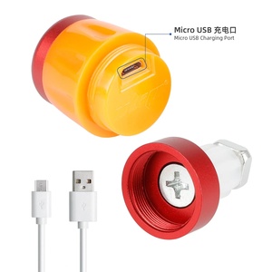 Poignées de guidon en caoutchouc ULIP avec clignotants LED rouge-orange intégrés pour vélo, vélo électrique et trottinette - Product Image 3