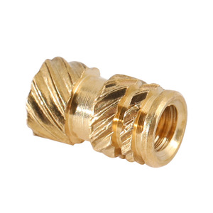 เกลียวทองเหลืองแบบเฮอร์ริงโบน 100 ตัว ขนาด M1-M16 เมตริก ผลิตตามสั่ง OEM - Product Image 1