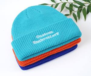 Gorros de Punto Acrílicos Rojos de Invierno de Alta Calidad con Parche de Logotipo Personalizado de Diseñador al por Mayor, Estilo Camuflaje y Personajes, para Playa - Product Image 5