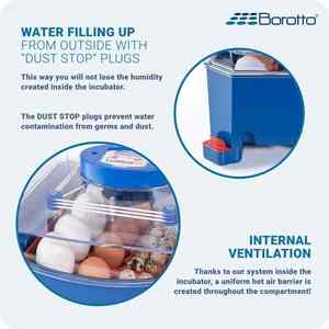 Incubateur d'oeufs Lumia 16 bleu fabriqué en italie contrôleur d'incubateur de tournage d'oeufs manuel incubateur d'oeufs température modifiable - Product Image 5