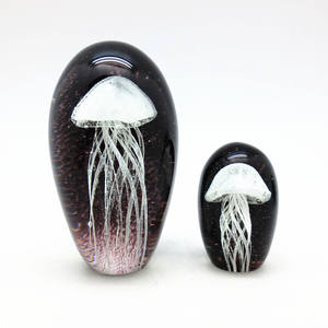 Dekorative kunst glas Quallen briefbeschwerer für wohnkultur - Product Image 5