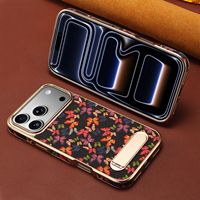 Funda Magnética para Teléfono con Soporte de Corcho Electrochapado, Compatible con Carga Inalámbrica para Apple Series 18/17/16/15/14/13, OEM/ODM Denior