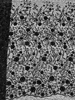 Tissu en dentelle perlée 3D à fleurs, maille à sequins pour robe de mariée, plusieurs couleurs en stock, expédition rapide, MOQ 5 yards
